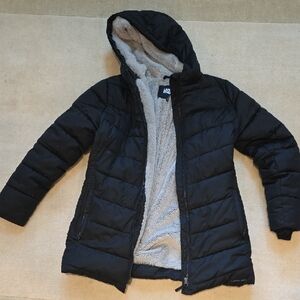 Lands' End Cream Fleece Jacket
